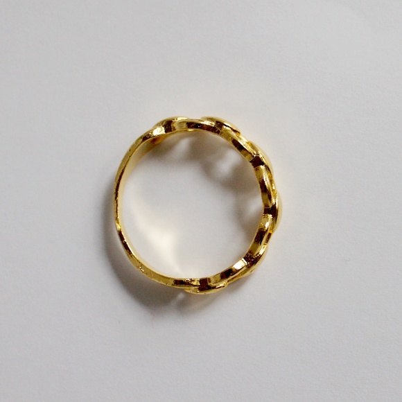 Link Ring 24 K Plated - Picture 3 of 6